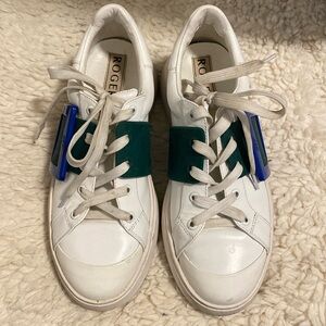Roger vivier sneaker blue green